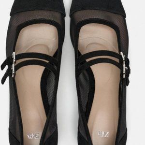 Zara - MESH HEELED MARY JANES
